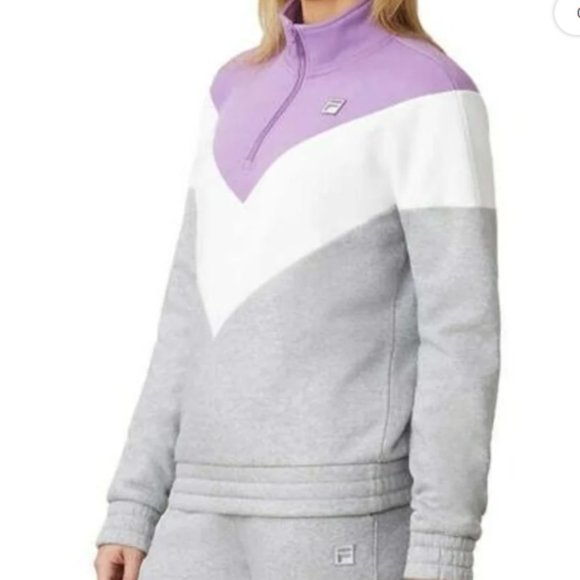 Fila Women's 1/4 Zip Pullover Sweater size L - Picture 2 of 7